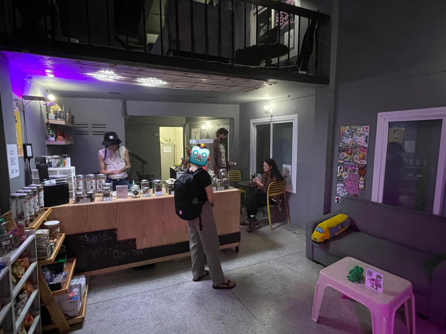 Inside of Weed House