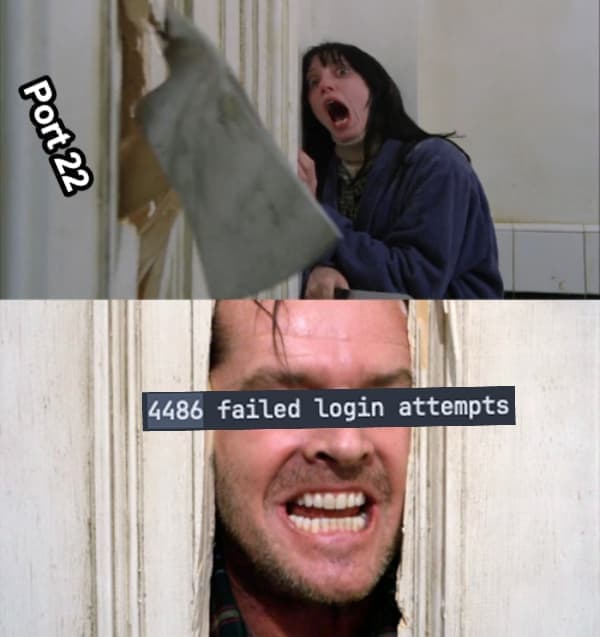 Port 22 door breaking